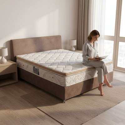 Matrača Augstas kvalitātes 25 cm King Size matrači Ļoti bieza 200x200 cm