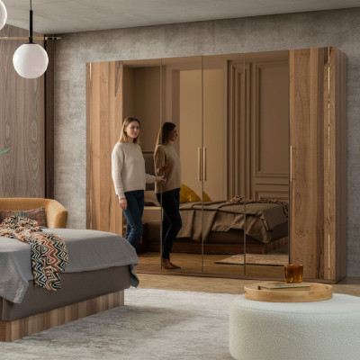 Skapis Skapji Skapja dizains Koks Guļamistaba Moderns Mēbeles Jauns