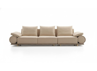 Dzīvojamā istaba Polster Sofas Modern Trīs vietas dīvāns 4-vietīgs. Dīvāns Luxus Polster mēbeles
