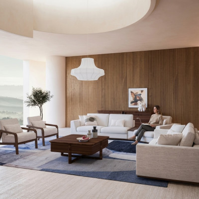 Sofas komplekts 4 gab. Luksusa mēbeles Polstermöbel Sofa dizains dzīvojamā istaba