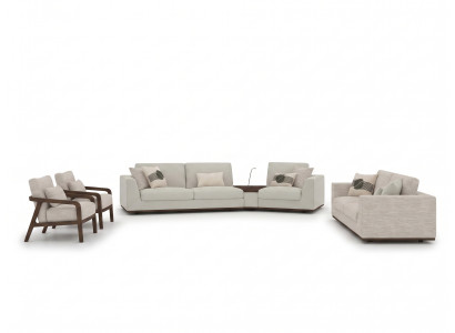 Sofas komplekts 4 gab. Luksusa mēbeles Polstermöbel Sofa dizains dzīvojamā istaba