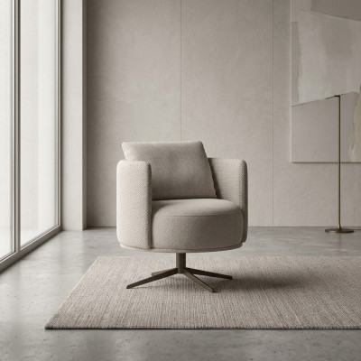 Pelēks krēsls dzīvojamā istabā Polstermöbel Luxury apģērbs Polster armchair iekārta