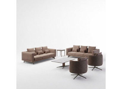 Sofas ģarnitūra Big Set dzīvojamajā istabā dīvāns Dīvāngarnitūra Dizaina galdiņš Jaunums