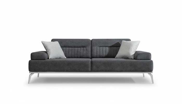 Peleka dzīvojamā istaba 3-vietīga auduma sofa Moderns luksuzs dizains Tekstils materiāls
