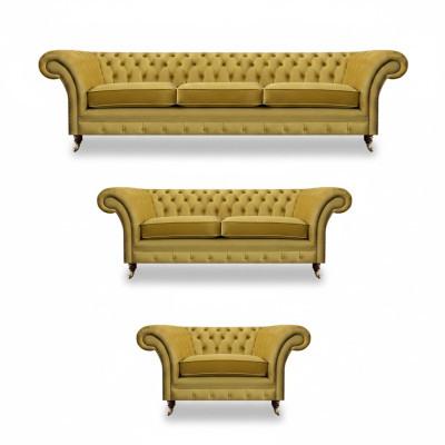 Sofas komplekts dizaina dīvāns Arhitektūras Moderns Chesterfield Luxus Neu