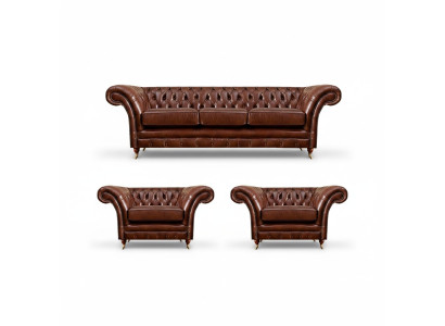 Ādas dīvāni Dīvāni Polster Garnitur Sofagarnitur Modernas dīvānu Chesterfield.
