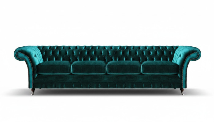 Jaunā dizaina Polstermöbel Chesterfield dzīvojamā istaba četrus cilvēkus guļamais dīvāns sofa