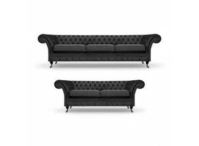 Chesterfield mēbelu istabas dīvāni komplekts 2 gab. 3+2 komplektāция