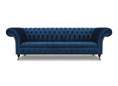 Zila Chesterfield īpaši koncepti tekstila dīvāns Moderns auduma dīvāns