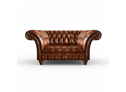 Nobil Chesterfield brūns ādas trīsvietīgs viesistabas dīvāns jauns