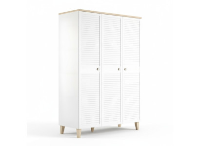 Weißer moderner Holzschrank für Schlafzimmer und Wohnzimmer