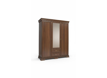 Armoire Kangaskaappi ar atvilktnēm un drēbju durvīm
