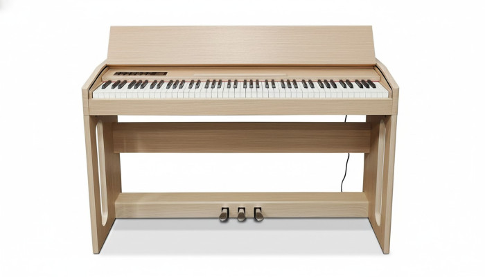 Digitālais klavieres mājas lietošanai 130 cm gaiši brūns