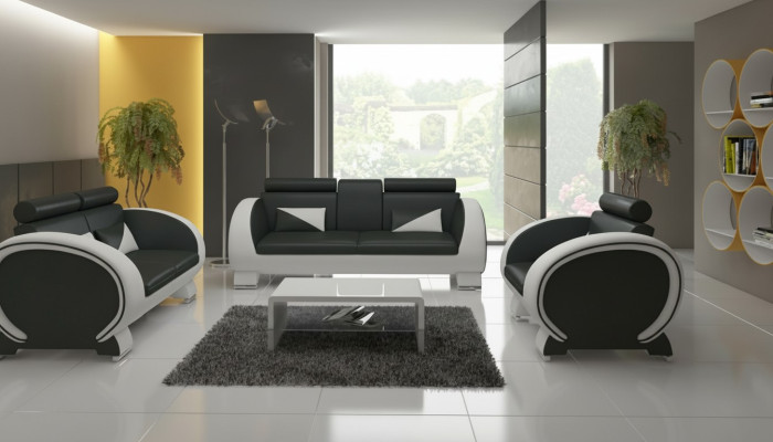 LEDERSOFA LEDERSOFA DESIGNERSOFA GARNITUR 3+1 COUCH POLSTERGARNITUR POLSTER SOFA LEDERDĪVĀNS DIZAINDĪVĀNS GARNITŪRA 3+1 DĪVĀNS POLSTERGARNITŪRA POLSTER SOFA