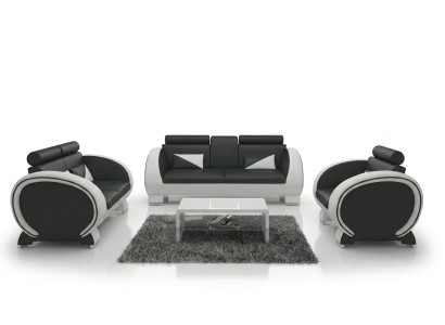 LEDERSOFA LEDERSOFA DESIGNERSOFA GARNITUR 3+1 COUCH POLSTERGARNITUR POLSTER SOFA LEDERDĪVĀNS DIZAINDĪVĀNS GARNITŪRA 3+1 DĪVĀNS POLSTERGARNITŪRA POLSTER SOFA