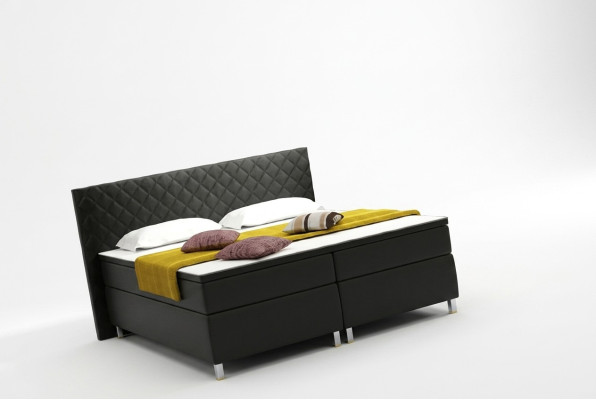 Boxspring gulta Box Hotel gulta ar visko un matraci ādas gulta gultas divguļamais gults K3