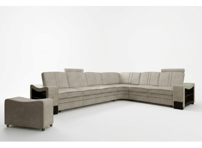 Tekstūras dīvāns Tekstils Polster Stūra dīvāns Dīvāns Sofa Stūra dīvāns Dzīvojamā zona