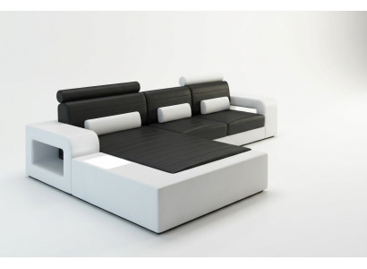 ĀDA * MOD H2209 BETA * STURE KOŽAS DĪVĀNS AR STURU JAUNS SOFA GARNITŪRAS STŪRA DĪVĀNS