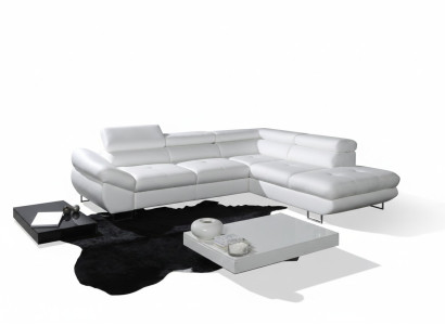 Stūra dīvāns Stūris Izvēle Āda Audums Polsteris Tekstils Gulta+Kaste Sofa Dīvāns Stūris Kopums