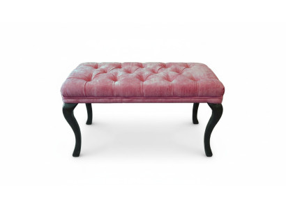Chesterfield pufa pielikums Ottomane dīvāns ādas auduma TORBAY II Jaunais