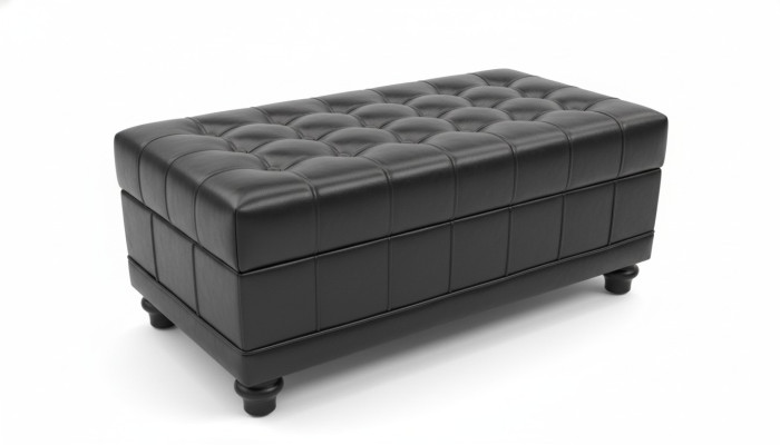 Chesterfield kājēm paklājs paklājs Osmaņiene Pufa kājas atbalsts polsteris āda audums