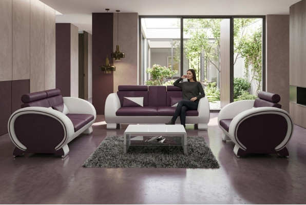 Sofas komplekts 3+2+1 audums Dīvāns Desig Dīvāns Dzīvojamā zonā Polster Garnitur Tekstils