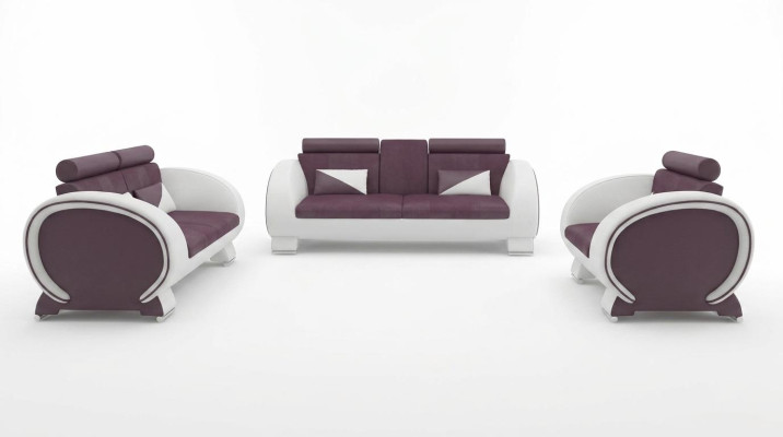 Sofas komplekts 3+2+1 audums Dīvāns Desig Dīvāns Dzīvojamā zonā Polster Garnitur Tekstils