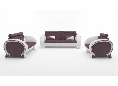 Sofas komplekts 3+2+1 audums Dīvāns Desig Dīvāns Dzīvojamā zonā Polster Garnitur Tekstils