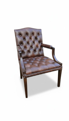 Antīkais tronis ķēnišķis Chesterfield krēsls imitācija 1500 bruņinieka krēsls dīvāns sofa