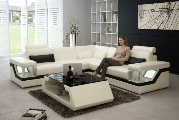 Stūra dīvāns dzīvojamo telpu XXL Big Couch Polster Garnitur Eck Couchen U Form Sofas