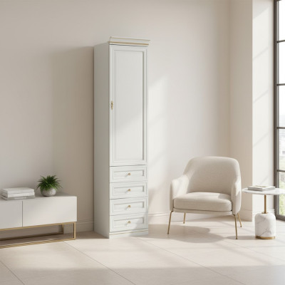 Elementa modelis V1D-08 LP priekš ietilpīgas skapja Garderobe Itālijas mēbeles