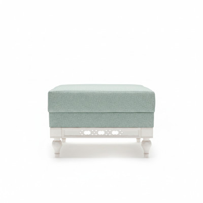 Klasiskais atspēriens Retro Rustical Footrest Ottoman Bench Bank New Flp3a