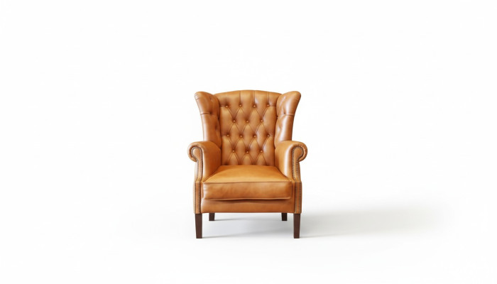 Chesterfield auskaru krēsla krēsls polster televizora biroja dīvāns 100% īsts āda