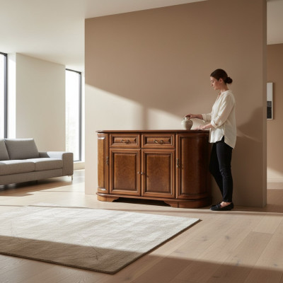 Klasiskā komoda Kommode Kommodenschrank Blumenregāls/Viesistabas skapis Blumenregāls Country Dizains Modele Z-K4