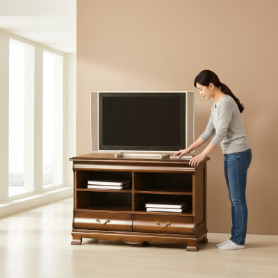 TV zemais dēlis, skapis TV galds zemskapis RTV TV skapis - N-RTV