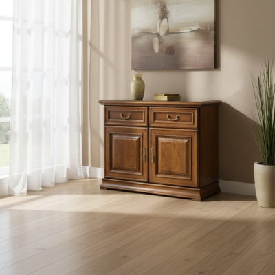 Klasiskais komodas Komodas Skapis Masīvs Sideboard Aptieka Itālijas Mēbeles Jauns