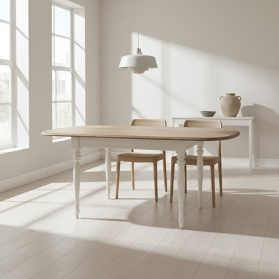 Liela galds ēdamgalds koka galds konferenču galda paplašināms 190cm modelis FL-S2