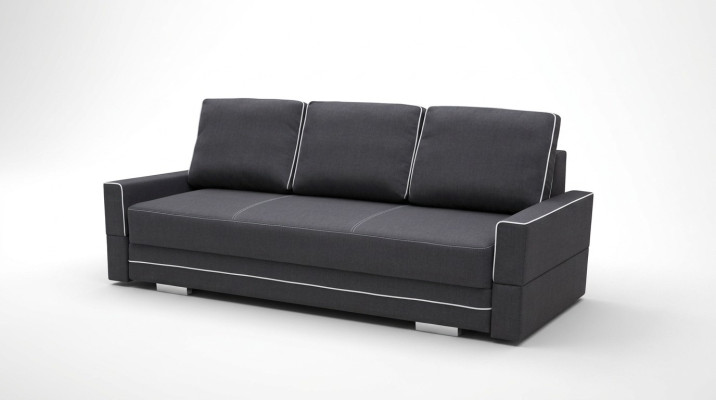 Gulta, izvelkama sofa, 3-vietīga, ar naktsmaisi un gultas kasti, dīvāns, sofā.