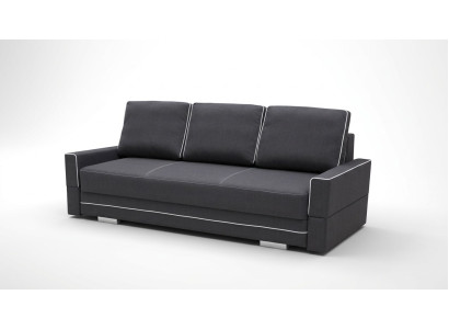 Gulta, izvelkama sofa, 3-vietīga, ar naktsmaisi un gultas kasti, dīvāns, sofā.
