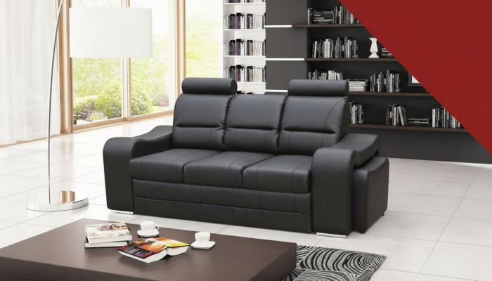 Saplosofa izvelkama gulta ar 3 vietām + gultas kaste Dīvāns Sofa Izvelkamā gulta
