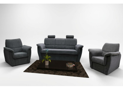 Sofa komplekts 3+1+1 sēdvietu ar gultas funkciju un gultas kasti, mēbelētais dīvāns, sofa, jauns.