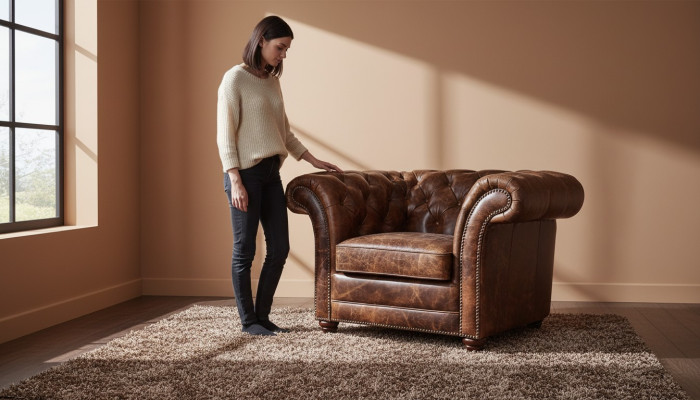 Chesterfield dīvāns Dīvānu Polster 1 Sitzers Sessel Dīvāni Dizains Polster Ādas Jauni