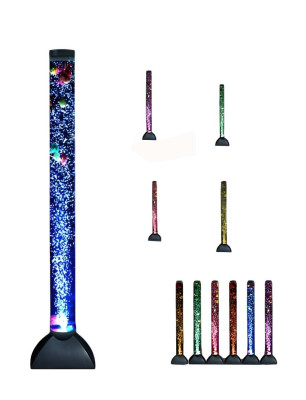 LED ūdens staba gaismas skaidrums 120 cm Zivis dekors steh lampas