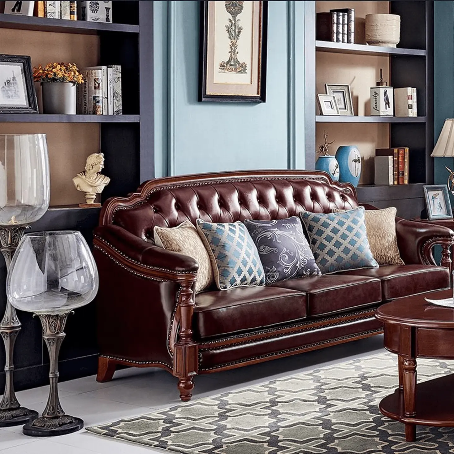 Canapé Chesterfield classique